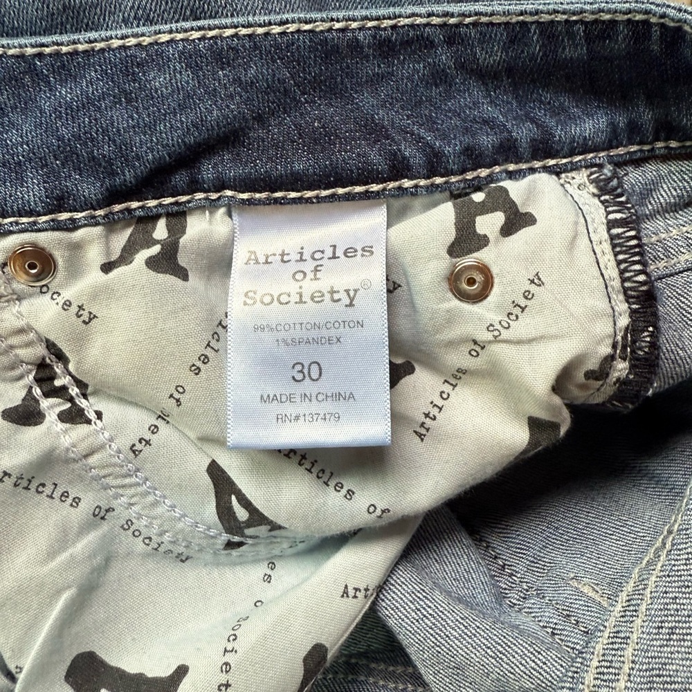 Articles Of Society | Dark Blue | Boot Cut Jeans - Picture 6 of 10